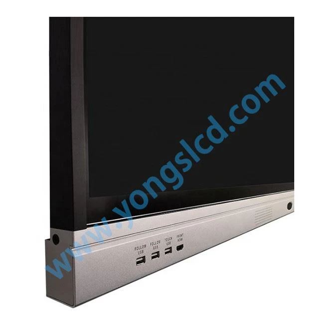 Dual System 65 Inch Touch Screen Smart Class Interactive Whiteboard For E-learning 